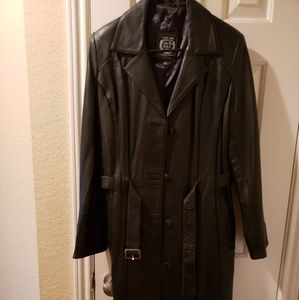 Womens size large leather duster